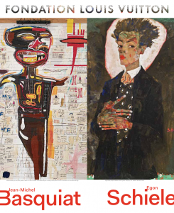 Basquiat - Egon Schiele - LVMH - Fondation Louis Vuitton - Dessin - Expo - Exhibition - dos - Syma News - Syma Mobile - street art - - Florence Ye?re?mian
