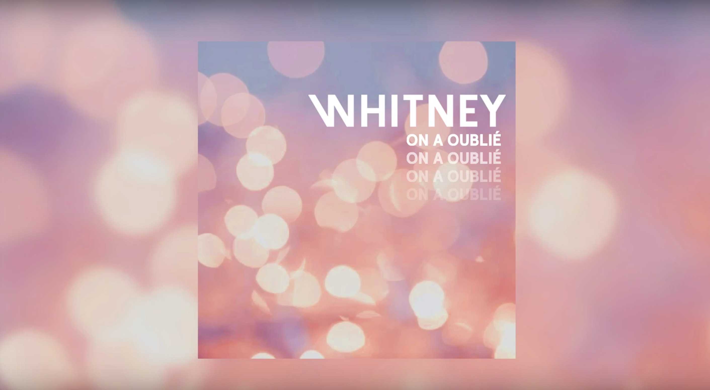 Whitney Marin - The Voice - premier single - On a oublié