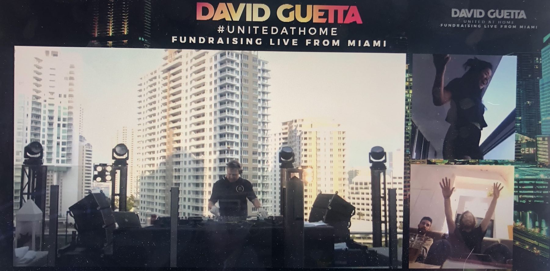 David Guetta - United At Home - Concert - Confinement - Miami 