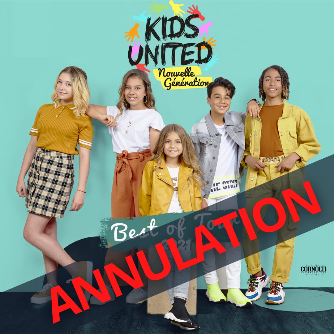 Kids united - annulation concerts - séparation -