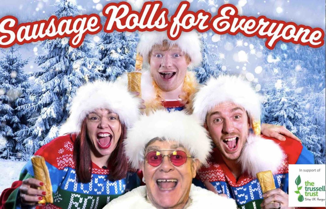 Ed sheeran - Elton John - Ladbaby - Sausage rolls for everyone