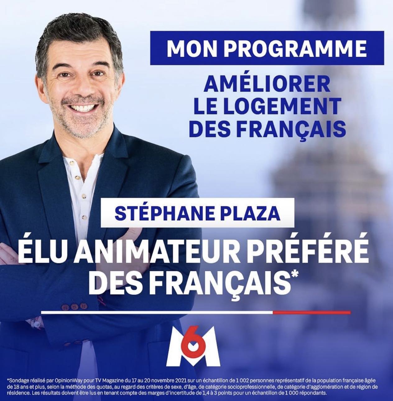 Stéphane Plaza - M6 - personnalité télé préférée - 2021 -