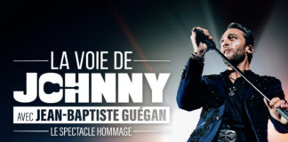 Jean Baptiste Guegan - la voie de Johnny - le spectacle hommage - Johnny Hallyday -