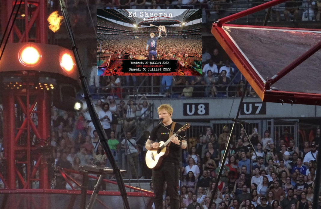 Ed Sheeran - stade de france - the mathematics tour -