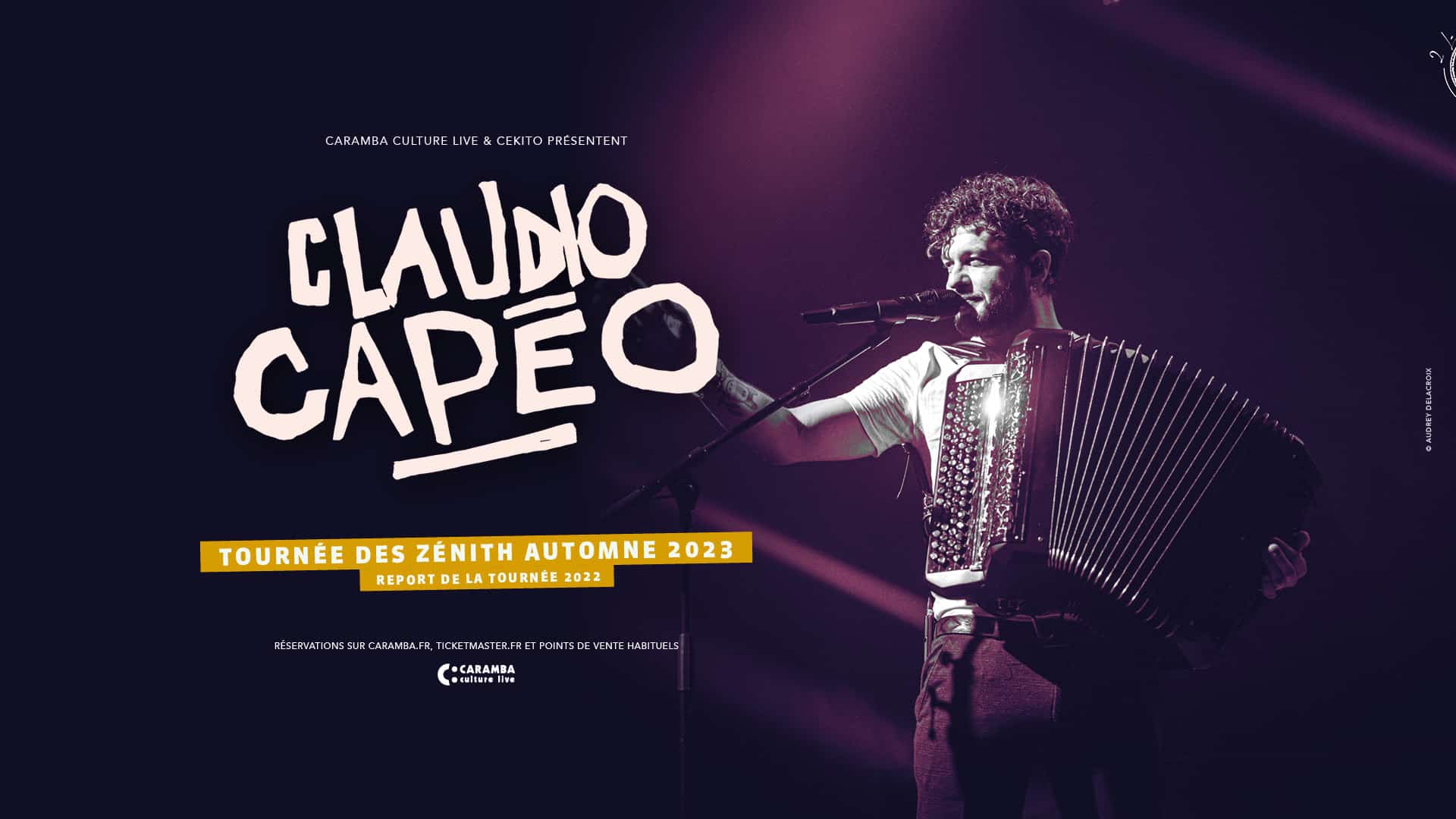 Claudio Capeo - tournée 2023 -