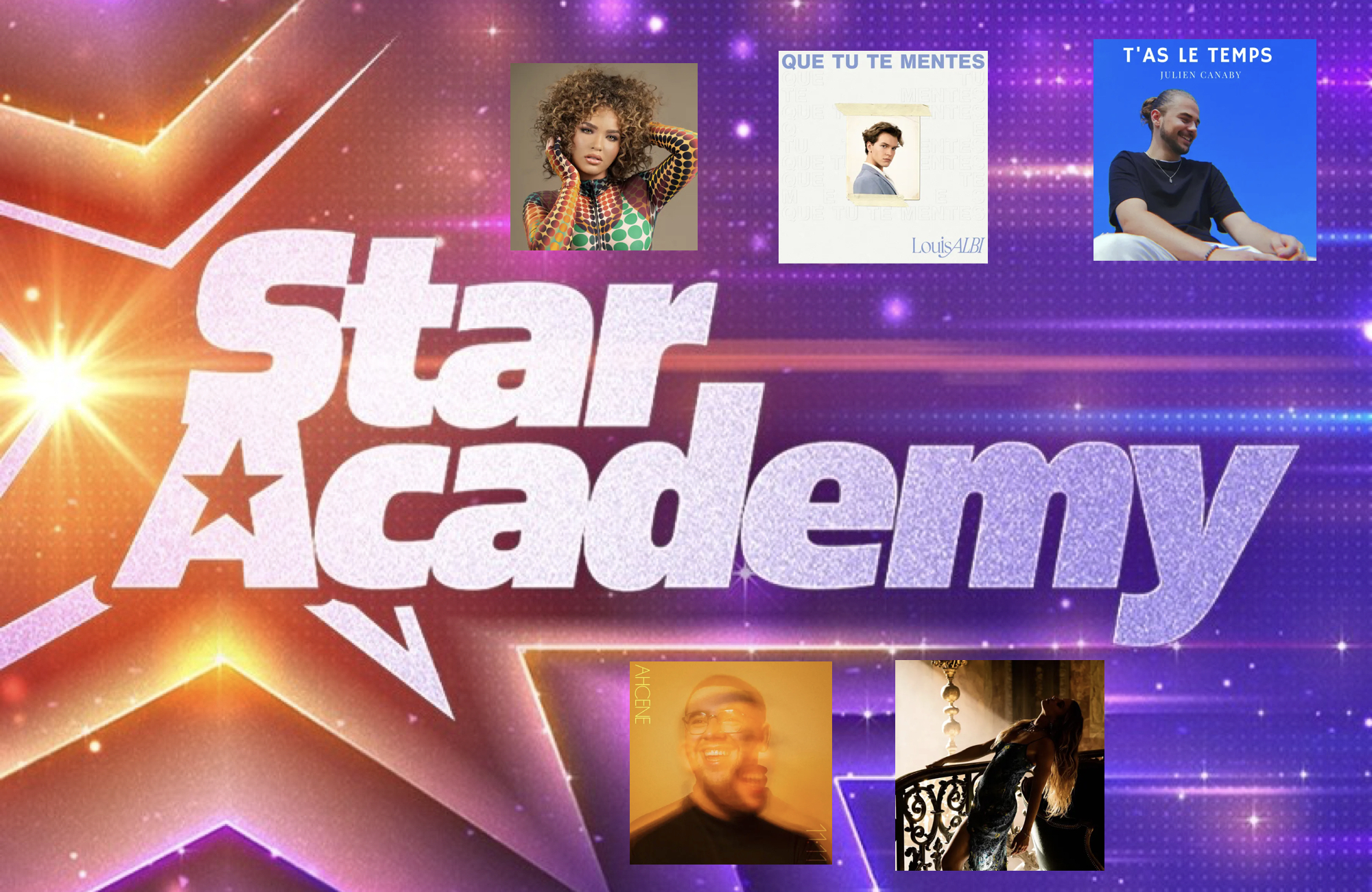 star academy - Julien Canaby - Lea - Louis albi - Ahcene - Carla Dona -