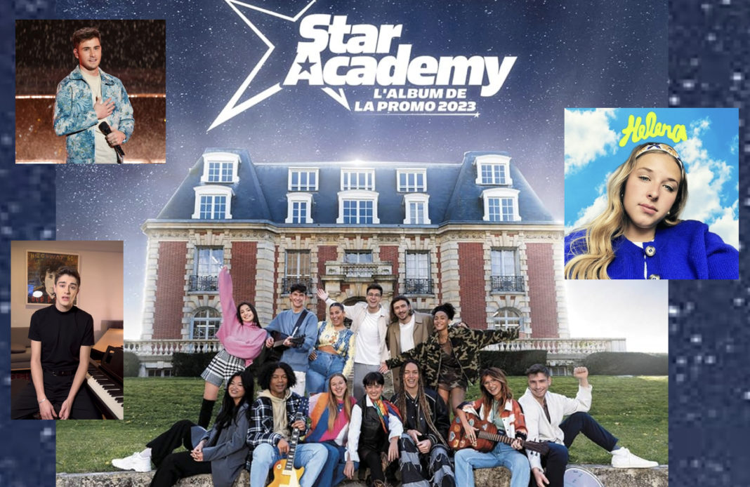 Star Academy 2023 - l'album de la promo 2023 - Julien - Hélèna - Axel -