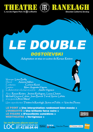le double - theatre Le Ranelagh - syma news - florence yeremian - Ronan Riviere - Theatre - dostoievski - russe - russie - litterature - Comedie - drame