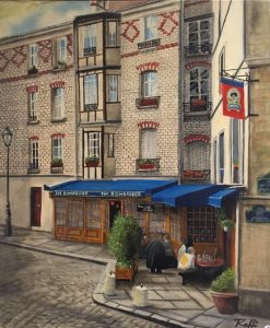 Raffi Djendoyan - expo - Florence Berthout - armenien - armenie - Syma News - Peinture - art - exposition - mairie 5e - Florence Yeremian - raffi - paris - peintre - dessin - art - art contemporain - Culture - bar - bistrot - vieux paris - René capitant - fusain - encre - panthéon - tableau - étrange - tatouage - japon