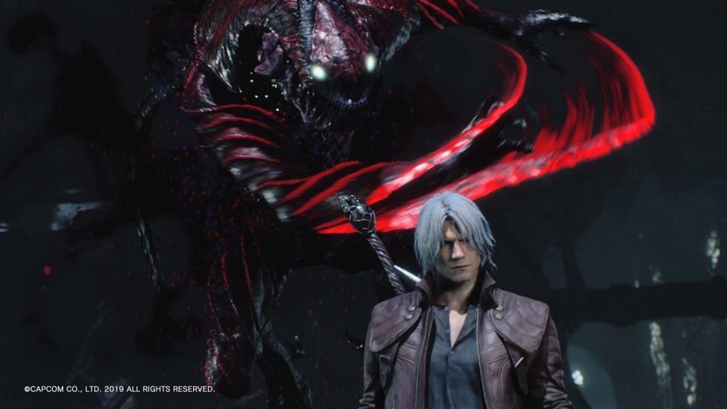 Devil May Cry 5 Capcom jeu vidéo action Dante Nero V Sparda Science-Fiction Vergil Urizen PS4 XboxOne Sony Microsoft