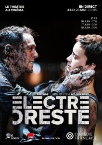 Electre - Oreste - Euripide - Théâtre - Comédie Française - Eric Ruf - Ivo Van Hove - Suliane Brahim - Christophe Montenez - Denis Podalydes - Elsa Lepoivre - Syma News - Florence Yérémian - Claude Mathieu - Cecile Brune - Sylvia Bergé - Eric Genovese - Bruno Raffaelli - Julie Sicard - Loic Corbery - Benjamin Lavernhe - Didier Sandre - Rebecca Marder - Gael Kamilindi - Peio Berterretche - Pauline Chabrol - Olivier Lugo - Noemie Pasteger - Lea Schweizer