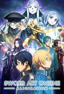 Sword Art Online Alicization anime manga wakanim kirito eugeo Alice réalité virtuelle VR light novel Reki Kawahara Underworld