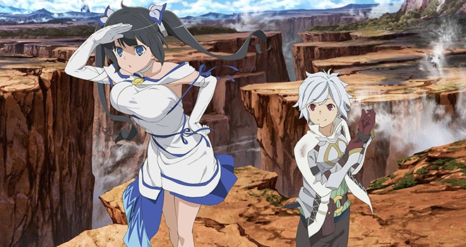 is it wrong to pick girls in dungeons danmachi arrow of the orion familia myth bell hestia artemis grand rex wakanim anime manga cinéma