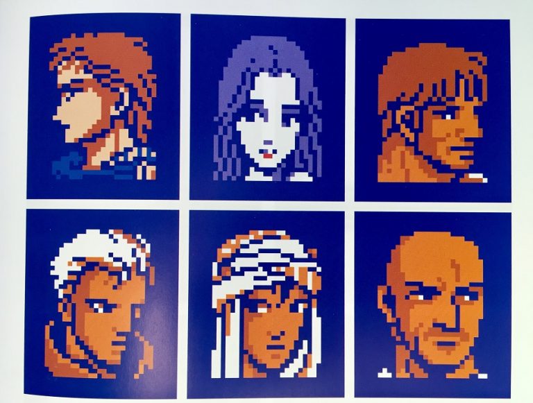 FF pixel final fantasy square enix jeu de roles RPG kazuko shibuya jeu video playstation sony nintendo pixelart retrogaming