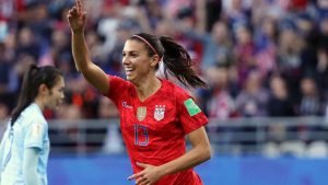 Alex Morgan - Coupe du monde feminine - CDM - syma news - foot - football - fff - Wendie Renard - Giulia Gwinn - Cristiane - Banini - Kumagai - Kadeisha Buchanan - Cameroun - Alex Morgan - Thailande - chili - suede - usa - pays bas - canada - nouvelle zelande - japon - angleterre - argentine - ecosse - bresil - italie - australie - jamaique - espagne - allemagne - chine - afrique du sud - france - norvege - nigeria - corée du sud