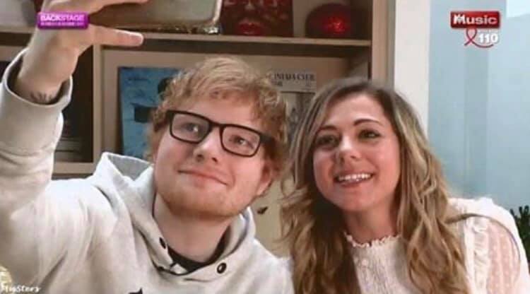 Marina Tomassi - Ed Sheeran - M6 Music - Backstage