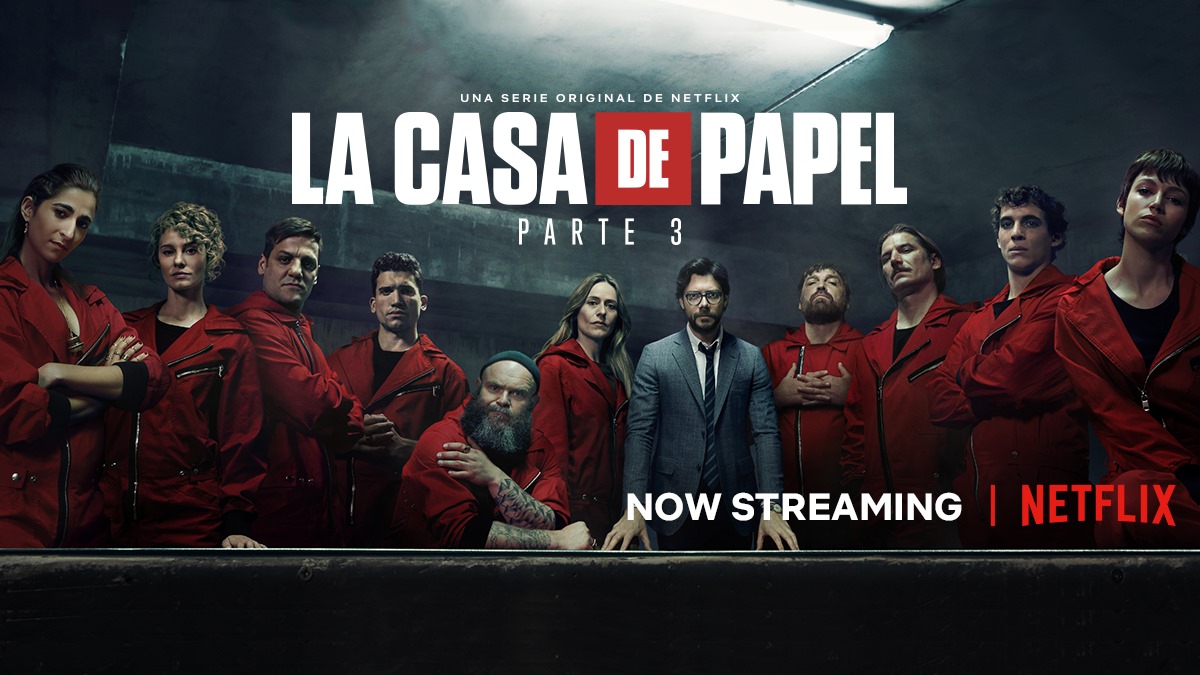 La casa del papel - Netflix - audience - séries tv - top 10