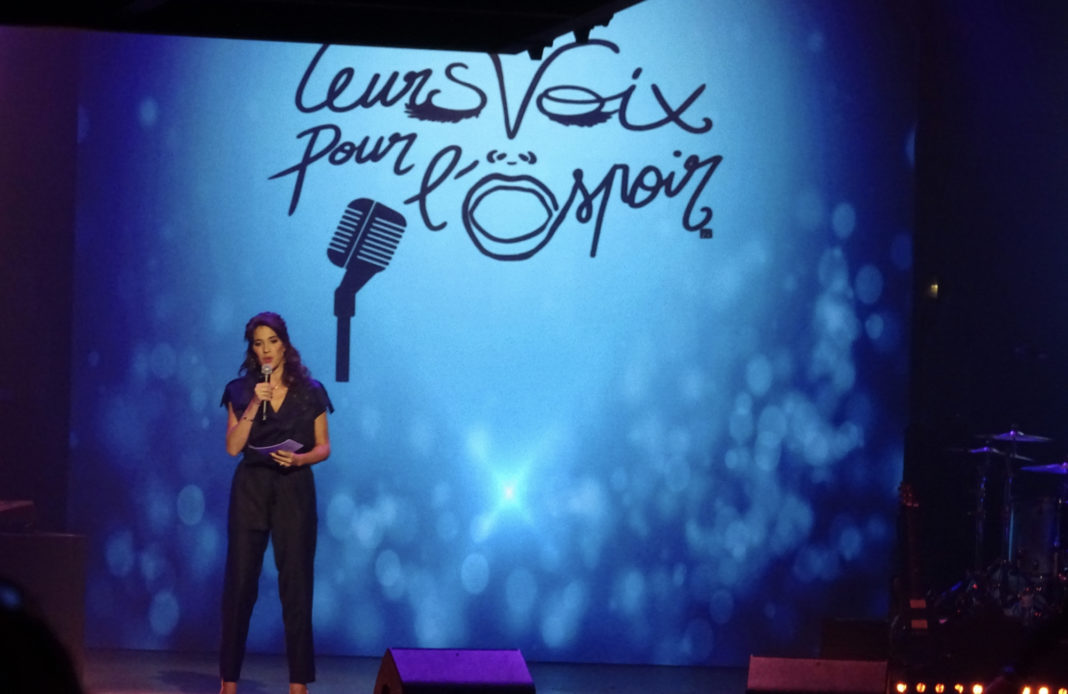 Leurs voix pour l'espoir - concert - Olympia - Laurie Cholewa