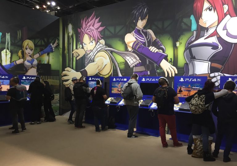 paris game week 2019 fairy tail watchdogs legion final fantasy 7 remake dragonball 7 kakarot one punch man a hero nobody knows nioh 2 koeitecmo gust bandainamco sony microsoft PS4 XboxOne jeu vidéo salon manga