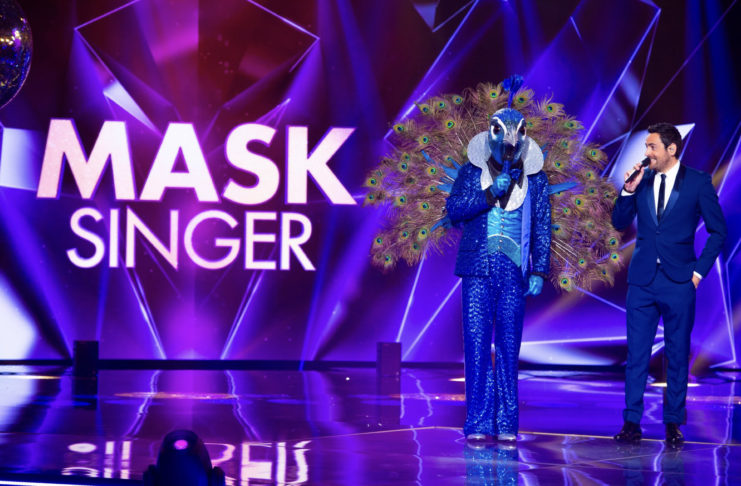 Visio : « Mask Singer » nouveau phénomène de TF1 animé par Camille Combal Mask singer - TF1 - Camille Combal - prime time - plateau