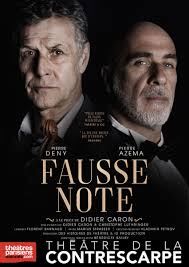 Fausse Note - Pierre Azema - Pierre Deny - Didier Caron - Théâtre de la Contrescarpe - theatre - contrescarpe - Maud Mazur - Florence yeremian - Syma News - out - sortir - Paris - Christophe Luthringer - allemagne nazie - nazi - nazisme - juif - jews - Birkenau - Vengeance - piece - drame