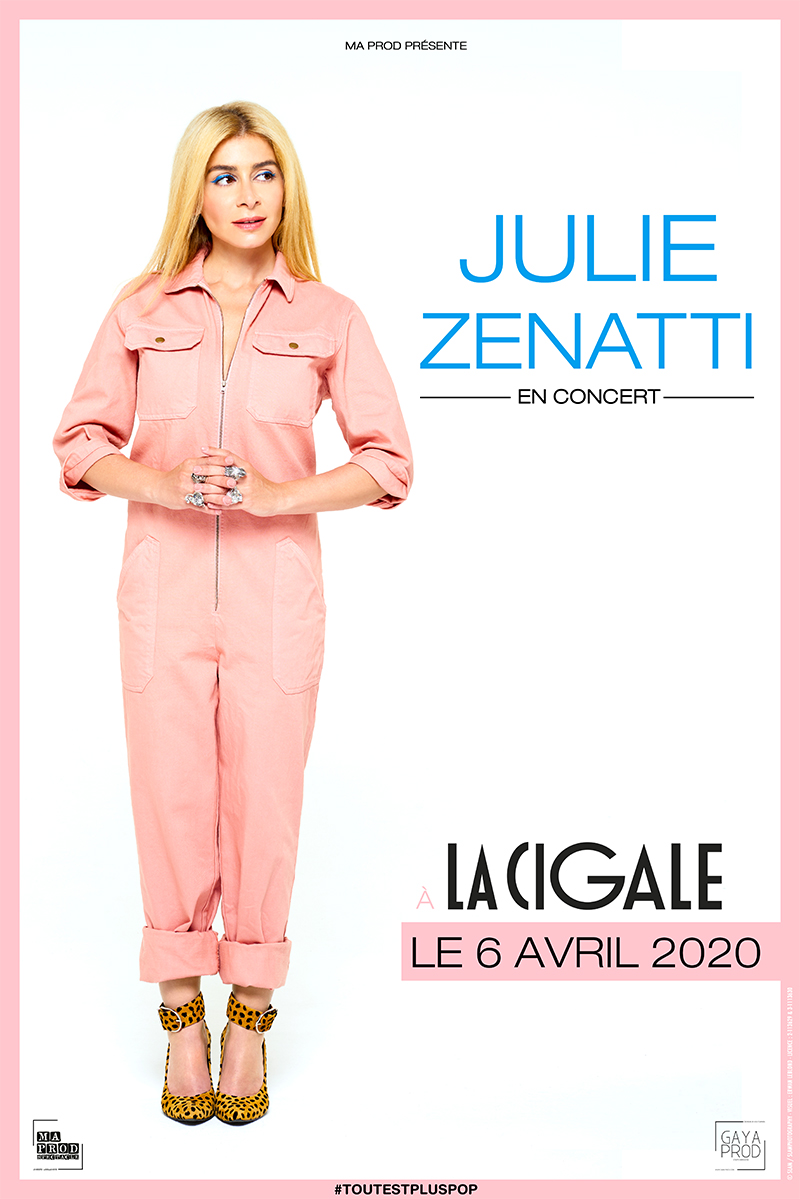 Julie Zenatti - retour - tout est plus pop 