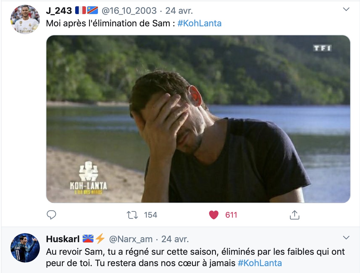 Koh Lanta - Sam - Koh Lanta l'île des héros - TF1
