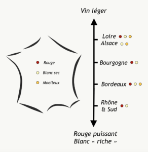 Carte vin france 