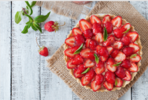 tarte aux fraises