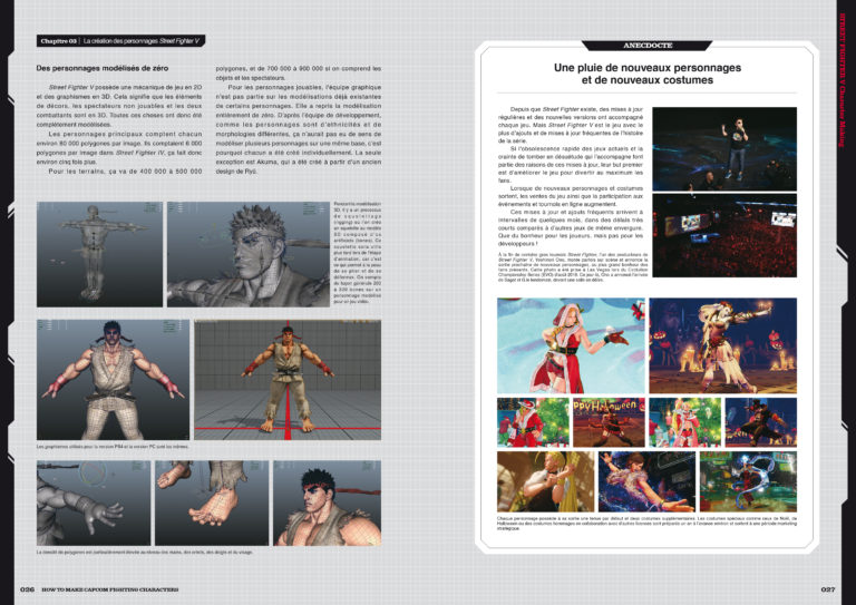 Street Fighter Capcom Mana Books fighting combat PS4 PS3 Xbox Final Fight livre making of jeu vidéo rétrospective