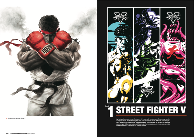 street fighter capcom jeu vidéo jeu de combat baston kuropop kurokawa artbook