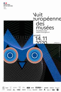 Affiche nuit des musées 2020 virtuel