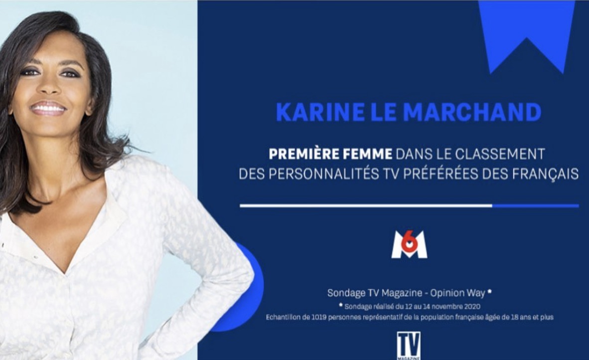 Karine Le marchand - personnalité tv préférée -