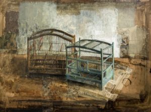 safet-zec-sarajevo-painter-cage-oiseaux-syma-yeremian-florence-galerie-schwab-paris-expo