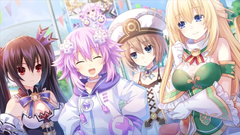 Neptunia Virtual Stars PS4 JRPG jeu de roles parodie bishojo tir jeu vidéo Blanc Noire Neptune Vert