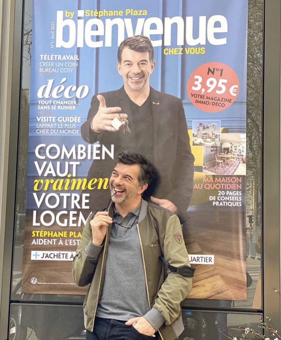 Stéphane Plaza - Bienvenue chez vous - magazine -