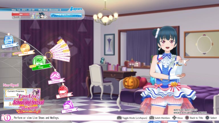 Love Live SquareEnix anime PS4 rythme