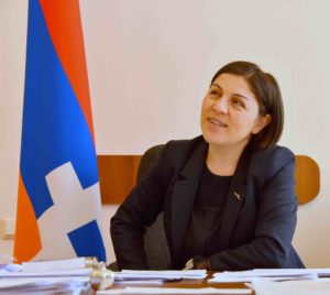 Artsakh - ministre - culture - Lucine Gharakhanyan - syma news - florence gopikian - yeremian - armenie