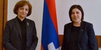 Artsakh - ministre de la culture - syma - florence gopikian - yeremian - melania balayan - lucine Gharakhanyan - interview - haut karabagh - armenie - armenia - guerre - azerbaidjan - culture - eglise - monastere - stepanakert - chouchi