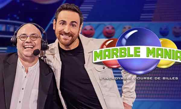Marble Mania l'incroyable course de billes - TF1 - Camille Combal - Yoann Riou -