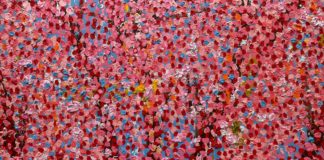 damien hirst - fondation cartier - syma news - Florence yeremian - gopikian - exposition - exhibition - cerisier - fleurs - tableaux - art - expo