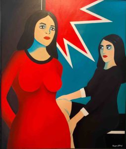 marjane Satrapi - rouge - femme - peinture - syma - florence yeremian - gopikian