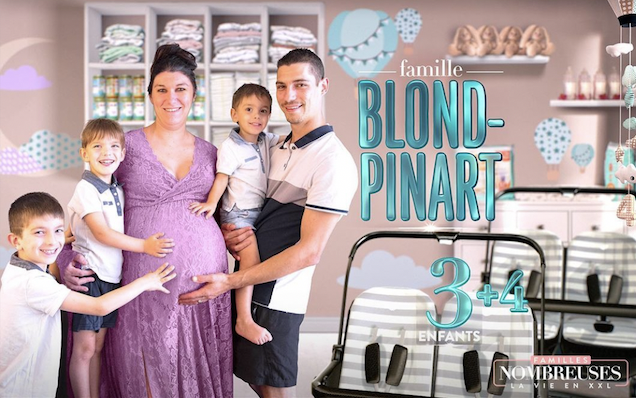 Familles nombreuses xxl -Famille Blond Pinart -