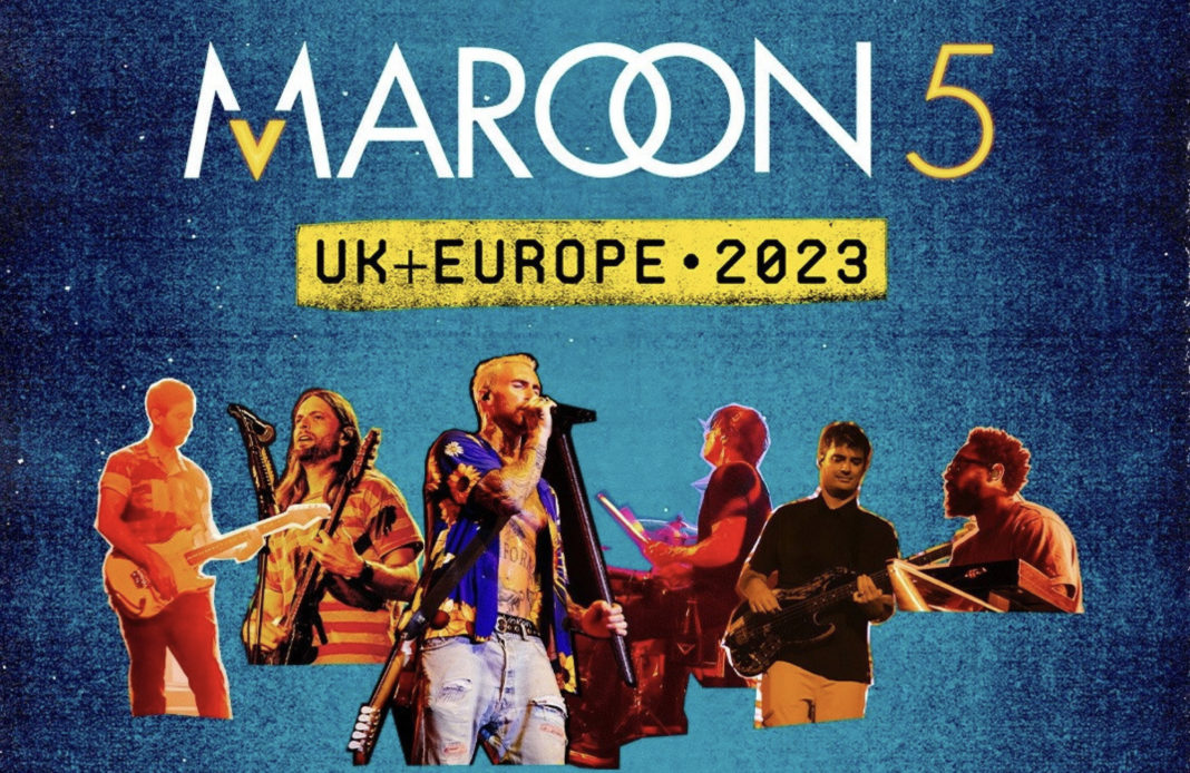 Maroon 5 - UK Europe 2023 - Paris Defense Arena -