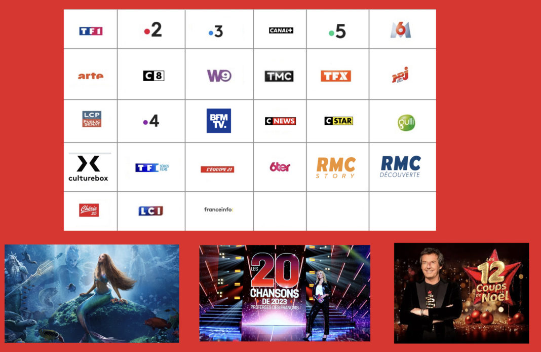 programme TV - Noël 2023 -