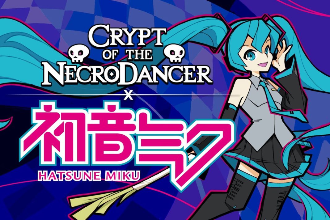 hatsune miku crypt of the necrodancer jeu video independant rpg jeu de role PS4 PS5 PC steam