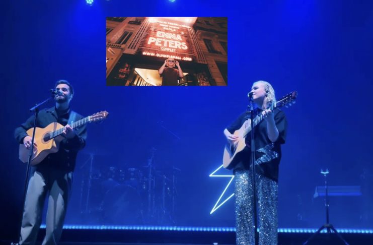 Emma Peters en duo avec Kendji Girac à l’Olympia sur « Comme avant » dont elle est l’auteure Emma Peters - Kendji Girac - Comme avant - Olympia -