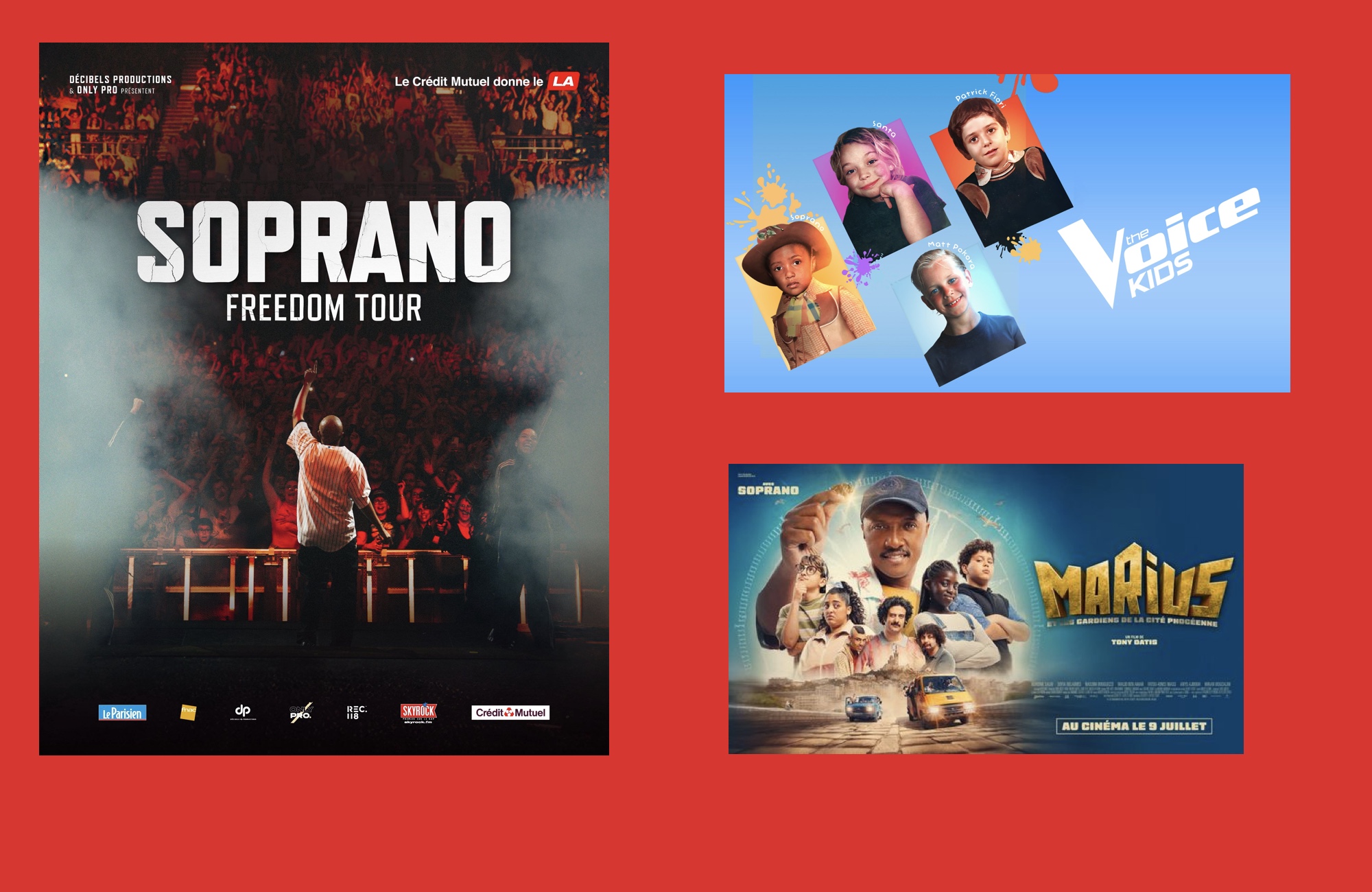 Soprano - Renaissance - The Voice Kids - Freedom Tour - Marius -