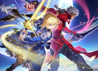 honkai star rail mihoyo hoyoverse rpg jrpg jeu de role free to play tour par tour ios android ps5 jeu video pc fate stay night saber archer