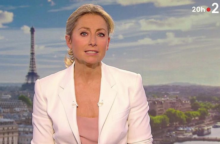 Anne Sophie Lapix - JT - France 2 - 20 heures -
